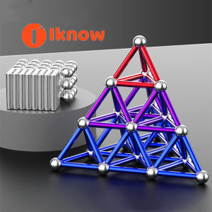 I know 280 PCS Magnetic Building Sticks Blocks ToysMagnet Educational Blocks Sticks Stacking Toys Set