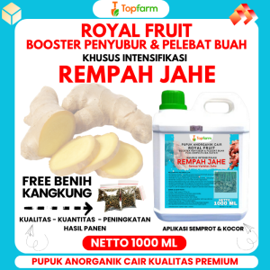 Pupuk TopFarm / Pupuk Pembesar Buah Jahe / Pupuk Khusus Pembesar Umbi Jahe / Pupuk Booster Umbi Jahe / Pupuk Pembesar Umbi Jalar / Pupuk Jahe Umbi Besar / Pupuk Buat Tanaman Jahe / Pupuk Jahe Gajah