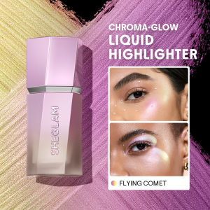 SHEGLAM Chroma Glow Bloom Liquid Highlighter Shine Glitter Face Highlighter Contour Makeup Cosmetics