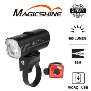 Combo Đèn xe đạp MAGICSHINE ALLTY 400 và Đèn hậu xe đạp SEEMEE 20