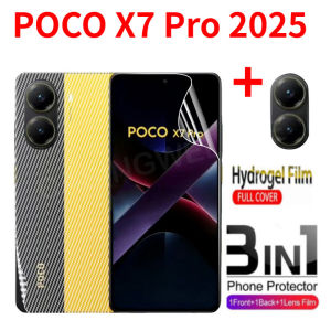 X7 POCO Pro 2025X7 Pro X7Pro 4G 5G คลุมทั้งหมดหลังด้านหน้าฟิล์มป้องกันกล้องมองหลัง