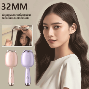 เครื่องม้วนผม ร้อนเร็ว เหล็กดัดผม ม้วนใหญ่ขี้เกียจ แห้งและชี้ฟู การป้องกันความปลอดภัยสี่เท่า