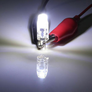 50Pcs LED COB G4 Bulb Dimmable AC/DC 12V 220V 6W LED Lamp 3000-6000K Cool/Warm White COB LED Light for Home Chandelier Lighting Lamps