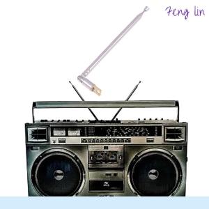 🔥🔥🔥fenglin 1Pc 4 Section Telescopic Stainless Steel AM FM Radio Antenna Universal Head Speaker Radio Pull Rod