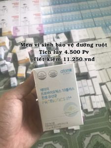 1 hộp nhỏ 30 gói Men vi sinh chứa 3 tỷ vi khuẩn probiotics ở dạng men sống đem lại hiệu quả vượt trội và toàn diện cho hệ tiêu hoá cải thiện tiêu hóa - ATOMY PROBIOTICS 10+  - Atomy-probiotics-10-plus - 애터미-프로바이오틱스-10-플러스- - Атоми Пробиотик 10+