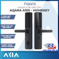 Khóa Vân Tay Aqara A100 Smart Door Lock ZNMS02ES, Hỗ trợ mở cửa bằng HomeKey, 7 chức năng mở cửa vân tay Bluetooth Mật khẩu Mở khóa NFC Hoạt động với Apple HomeKit. 