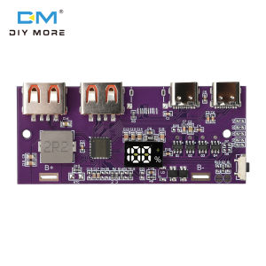 เมนบอร์ดที่ชาร์จ22.5W โมดูลพลังงานเคลื่อนที่ชาร์จแบบเร็ว DIY มาเธอร์บอร์ดลิเทียมเทอร์นารี3.7โวลต์ QC4 + PD3.0รองรับ VOOC SPC