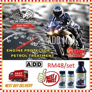 Exspider Motorcycle Engine Oil Lubricant Oil Treatment Oil EX-600(3 bottle/set)