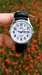 Đồng Hồ Nam Si Nhật Q&Q - SOLARMATE _ EM 01 - 10 Bar Độ Mới 99% N.18