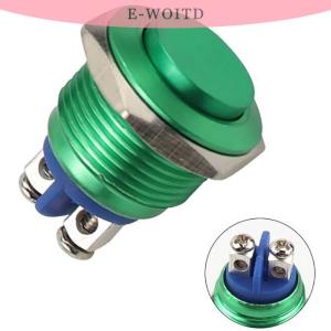 1Pc Momentary Push Button Switch 16mm Waterproof Mount Button Switch