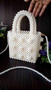 TAS CHARMING/TAS PANTAI/ BEADED BAG/PEARLS BAG/TAS MOTE/TAS MUTIARA