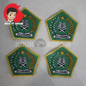 Bordir Logo Ikhlas Beramal Untuk Baju Seragam Sekolah KEMENAG