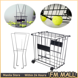 Multifunctional Pickleball Tennis Ball Collector Portable Ball Pickup Trolley With Wheel Sports Parts