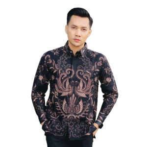 WOUBATIK - Kemeja Batik Sanggit Slimfit Lapis Furing KP 319