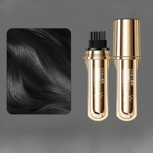 [Quick Gray Hair Coverage] Hair Dye Pen With Peptide Formula Instant Root Touch-Up Quick Styling Portable Design Smudge-Proof Long-Lasting Color
