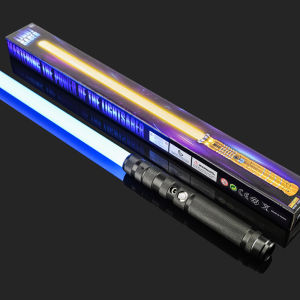 Upgraded Version Lightsaber 2 In 1 Light Saber 7-color Metal Laser Sword Rechargeable Toy Party Glow Swords