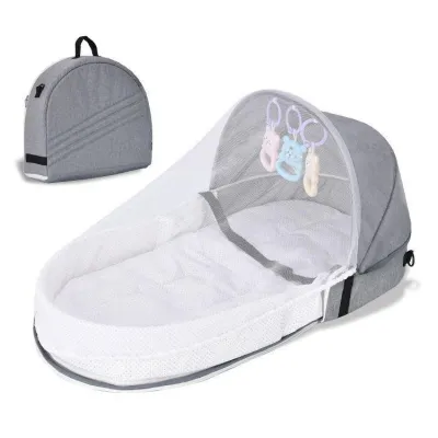 Portable baby crib / infant bed / bassinet with net