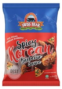 Swiss Bear Spicy Korean Barbecue Sauce 1Kg Halal Sauers Bbq Sauce - Lazada