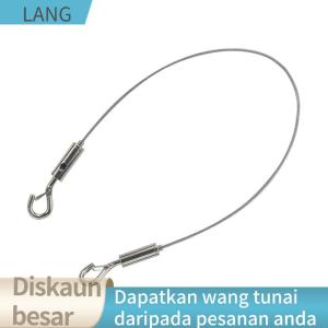 LANG Adjustable Automatic Wire Rope Spring Hook Clothesline Hanging Solution System Suspension Code Stainless Steel Cable