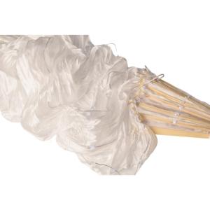 LED Belly Dance Silk Fan 1.8m Long Bamboos Silk Fans Veil Hand Made Silk Fan Belly Dance LED Fan Veil for Dance/Outdoor