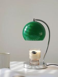 Aromatherapy wax melting lamp ins French cream style bedside table lamp candle melting lamp