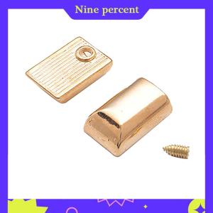 Nine percent 10ชิ้นตัวหยุดซิปโลหะมีคลิปท้ายแบบมีซิปสำหรับหยุดทำงานที่หางปลั๊กพร้อมสกรูงานตัดเย็บหนังงานประดิษฐ์ทำมือ