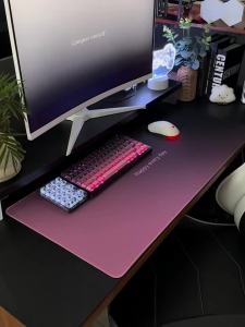 电脑鼠标垫超大尺寸男生电竞二次元动漫女生办公桌垫子快捷键家用