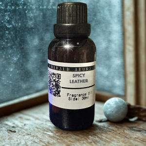 EMIRALD AROMA SPICY LEATHER Fragrance Oil : Perfume 3ml 5ml 10ml 30ml