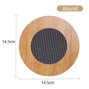 Kitchen Table Mat Heat Resistant Wooden Placemat Washable Drink Cup Coasters Home Kitchen Pot Pad Non-slip Dish Placemat