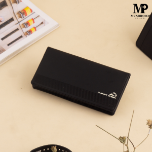 Dompet Panjang Pria Lipat Planet Ocean Hitam - PO09
