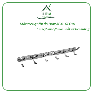 Móc treo đồ nhà tắm Inox 304 đúc PHÁT ĐẠT (567 móc) không rỉ sét Móc áo inox cao cấp giá treo inox (SP001)