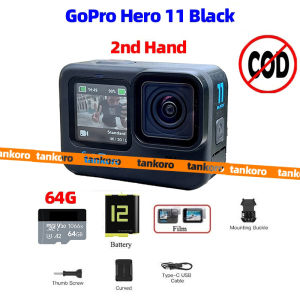 Action Camera For Gopro Hero 11 Black 5.3K Vlog Motorcycle Stabilization Sport Camera Used