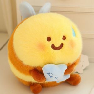 JITEN PP Cotton Bees Bear Plush Dolls Shark Bee Bee Shape Bee Doll Plush Toy Creative Cute Bee Stuffed Toys Children