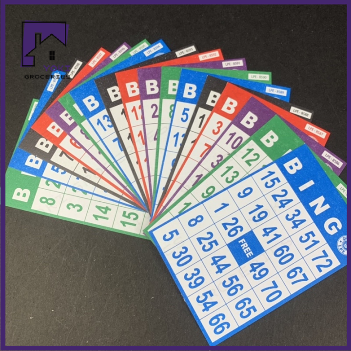 BINGO CARDS 50/100PCS PLAYING CARDS FAMILY CARD HIGH QUALITY REUSABLE