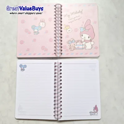 SG Sanrio A6 Ring Notebook Kids goodie bag Children birthday Return Gift Party Goodies Melody Kuromi Kitty Cinnamoroll