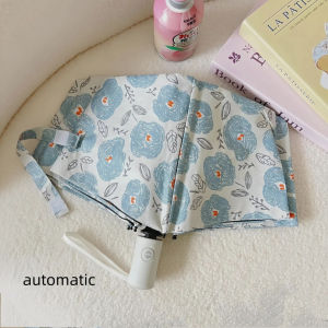 Fresh floral rain and sunshine dual-use umbrella for women UV protection and sun protection umbrella