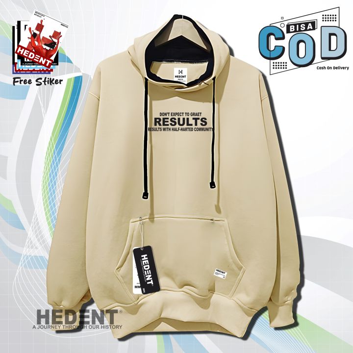 Hoodie Pria Cream Sweater Hodie Unisex Cowok Cewek Sweatshirt