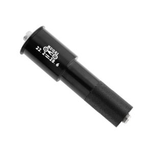 GBDSVD Aluminum Alloy Fork Stem Extender 20.8/22.2mm To 28.6mm Anti-slip Stem Conversion Adapter Extension Adapter Hanging Core Riser Bicycle Handlebar Stem Adapter MTB