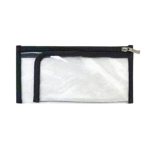 MECOME 1Pcs PVC Cosmetic Bag Waterproof Transparent Document Storage Bag Durable Travel Passport Holder