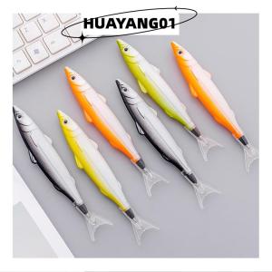 HUAYANG01 [HOT FASHION] ปากกาลูกลื่นปลาในมหาสมุทรขนาด0.5มม. เครื่องเขียนตลกๆสุดสร้างสรรค์อุปกรณ์สำหรับโรงเรียน