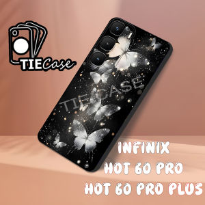 1/Casing Pelindung Silikon TPU Motif Butterfly untuk HP INFINIX HOT 60 PRO/60 PRO PLUS Terbaru