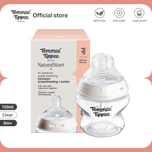 Tommee Tippee Natural Start PP Bottle With 150ml/ 260ml/ 340ml Slow /Medium Flow Teat