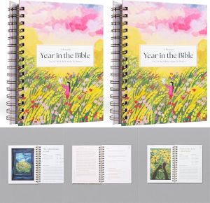 A Beautiful Year in The Bible for Women The 52-Week Bible Study for Women Spiral Bible for Women Year in The Bible Women Spiral Bound Bible Study Guide Year in The Bible
