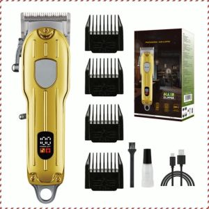 tông đơ cắt tóc có thể giặt được kim loại đầy đủ thuận tiện và hiệu quả có thể điều chỉnh nhiều loại răng lược