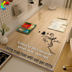 Transparent Table Mat 1.5MM/2.5MM Thickness PVC clear table cover Plastic Tablecloth Suitable for office restaurant kitchen study vanity table