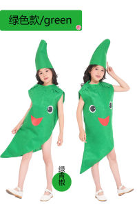 ชุดคอสเพลย์ปาร์ตี้ฮาโลวีนสตรอเบอรี่สับปะรดผลไม้ & ผักแต่งตัวบนเวทีโรงเรียนการแสดงวันคริสต์มาสงานปาร์ตี้คอสเพลย์เสื้อผ้าเด็กกีวีดอลฟรุตทุเรียน