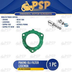 Paking Filter Oli Legenda - Gasket Packing Perpak Filter Oil Pomp Pump Cap Rotor Pompa Oli Honda
