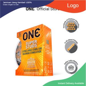 in stock ONE Condoms Super Studs Large Stud (3s)