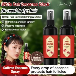 White to black saffron essence spray Polygonum multiflorum essence spray Gentle maintenance  spray