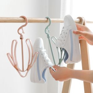 Multifunctional Shoe Rack Hook Bedroom Balcony Sandals Drying Shoes Artifact Home Outdoor Windproof Hanger Daily Necessities